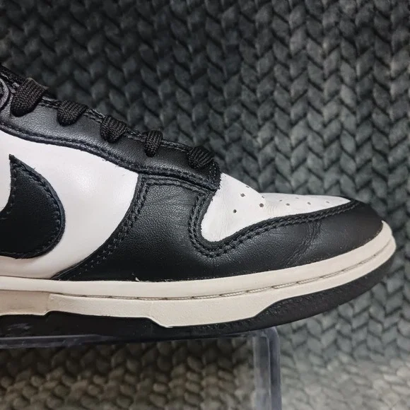Nike Dunk Low Black White Men's Retro Sneakers Shoes DD1391-100 Size 7.5 - Picture 12 of 16